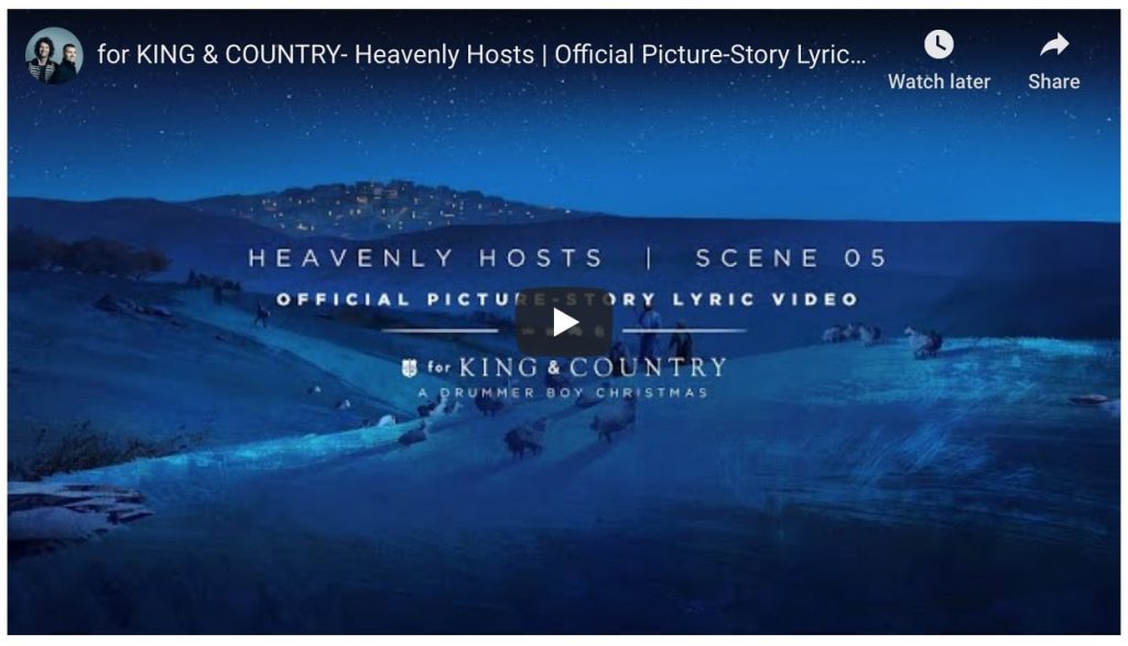 for king & country - heavenly hosts official picture story lyric video