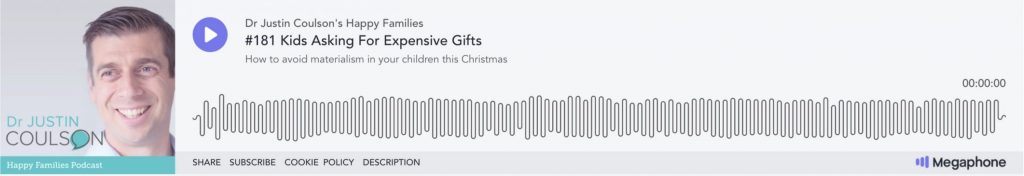 happy families podcast episode 181 kids asking for expensive gifts